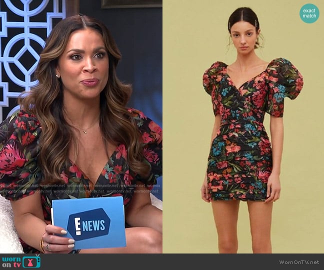 C/Meo Collective Digress Dress worn by Carolina Bermudez on E! News