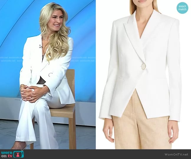 Veronica Beard Charlize Dickey Jacket worn by Stefani Berkin on Today