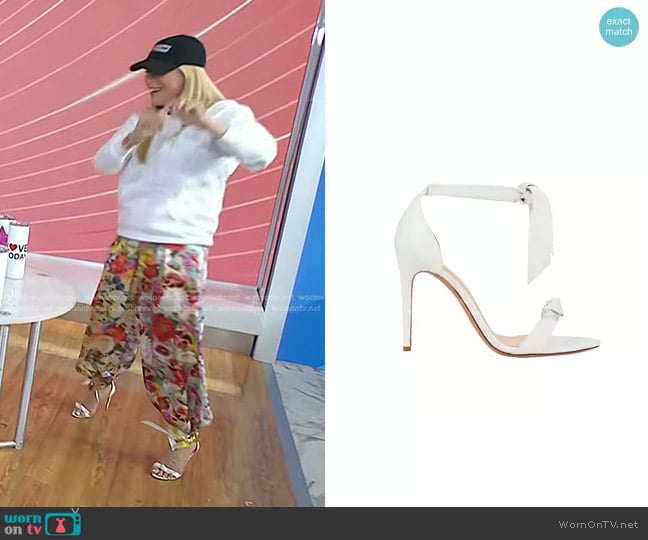 Alexandre Birman Clarita Leather Sandals worn by Jill Martin on Today