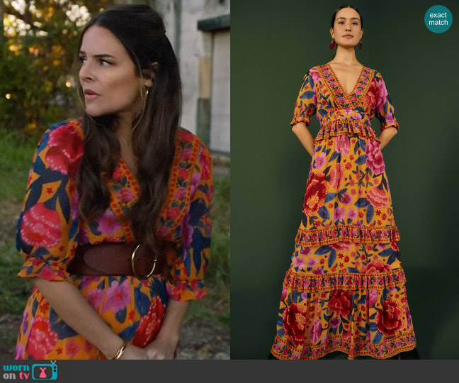 WornOnTV: Valentina’s floral midi dress on True Lies | Clothes and ...