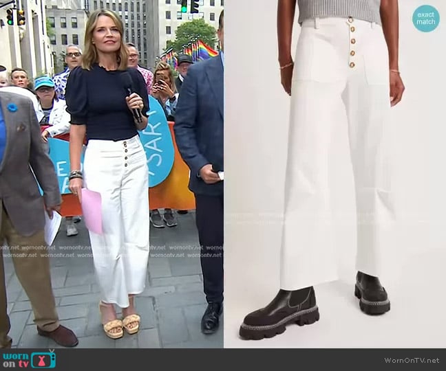 G. Label Tyler Utility Pants worn by Savannah Guthrie on Today