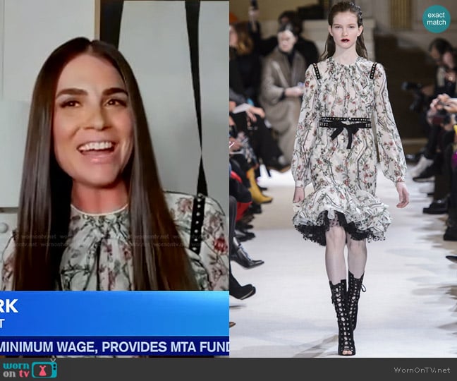 Giambattista Valli Valli Fall/Winter 2017 Collection worn by Erica Wark on Good Morning America