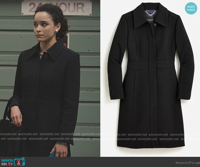 J. Crew Lady Coat worn by Juliana Canfield (Juliana Canfield) on Succession