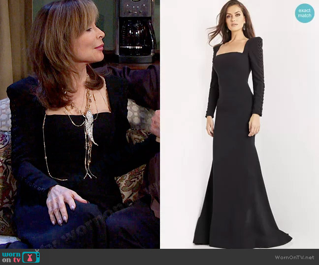 Jovani 09587 Evening Dress worn by Kate Roberts (Lauren Koslow) on Days of our Lives