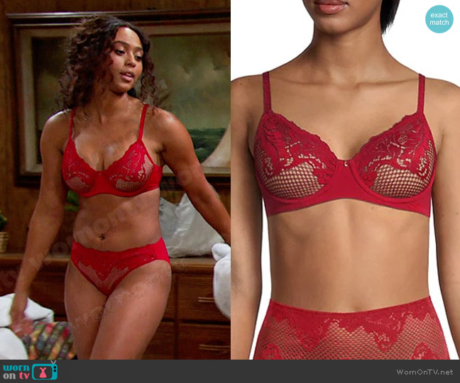 WornOnTV: Talia's red lace underwear on Days of our Lives, Aketra  Sevellian
