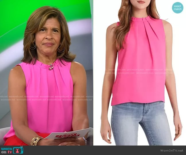 Vince Camuto Luxe Woven Tank worn by Hoda Kotb on Today