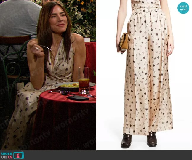 Max Mara Nebbia Pants worn by Taylor Hayes (Krista Allen) on The Bold and the Beautiful