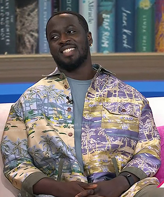 Nana Kwame Adjei-Brenyah’s print shirt on Today