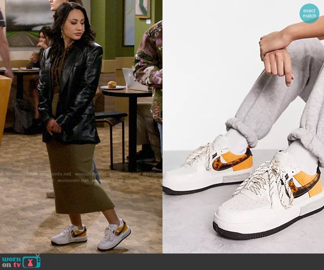 Nike Air Force 1 Fontanka Sneakers worn by Valentina (Francia Raisa) on How I Met Your Father