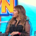 PriaVanda Chouhan’s black tulle dress on Good Morning America