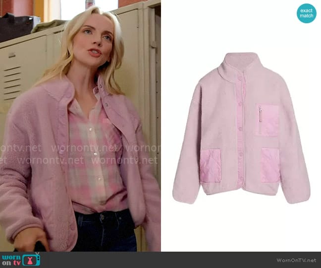 Rails Lorna Jacket in Lilac worn by Sylvie Brett (Kara Killmer) on Chicago Fire