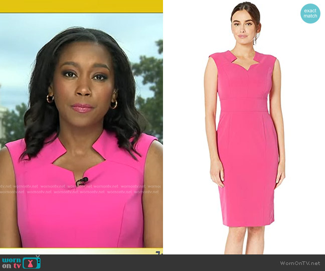 WornOnTV: Rachel’s pink sleeveless dress on Good Morning America ...