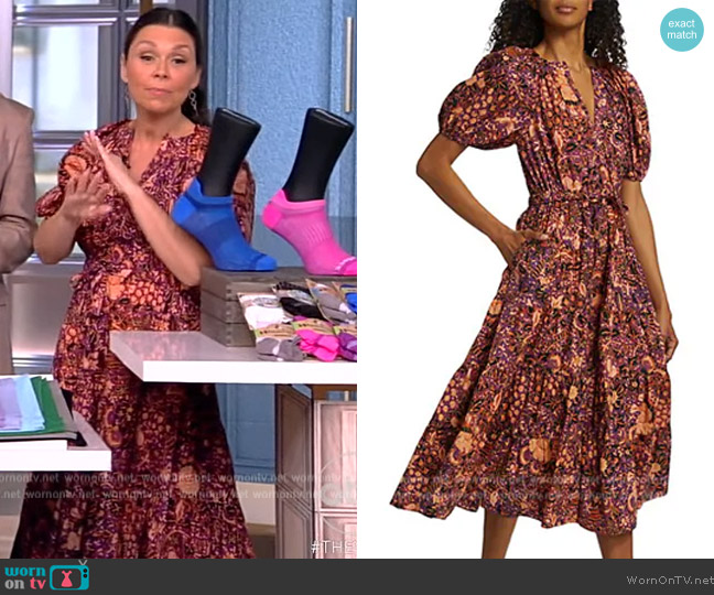 WornOnTV: Gretta Monahan’s red floral print dress on The View | Clothes ...