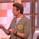 Adam Glassman’s khaki cardigan on The View