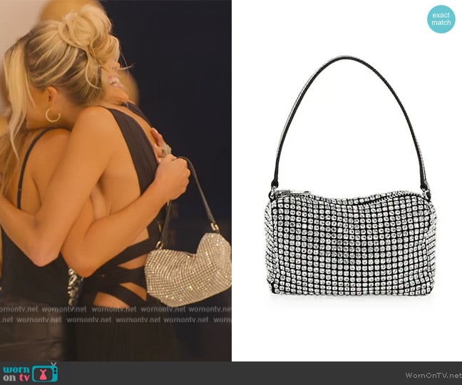 Alexander Wang Heiress Medium Pouch worn by Chrishell Stause on Selling Sunset