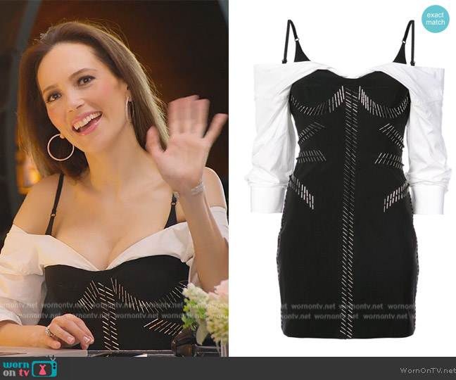 Alexander Wang Biker Dress worn by Davina Potratz on Selling Sunset