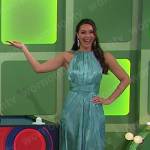 Alexis’s mint green midi dress on The Price is Right