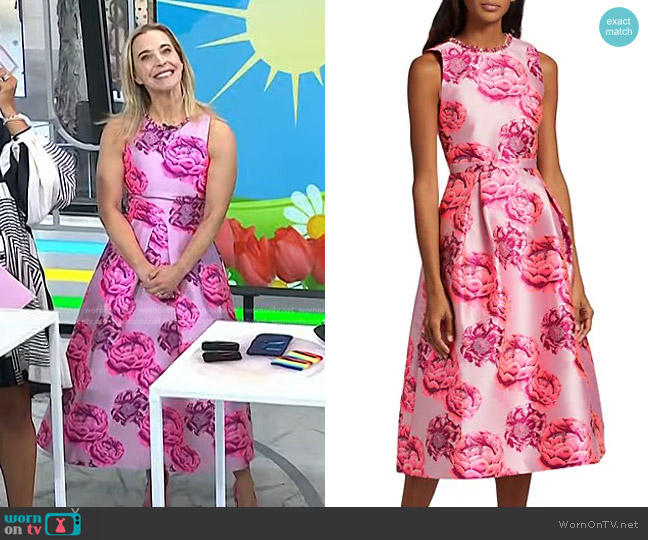 WornOnTV: Jenn Falik’s pink floral dress on Today | Clothes and ...