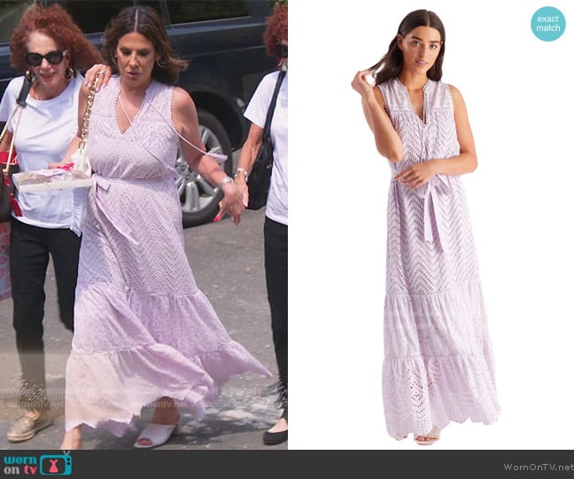 Allison NY Estelle Maxi Dress worn by Jenn Fessler on The Real Housewives of New Jersey