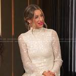 Andrea Lavinthal’s sequin long sleeve dress on E! News