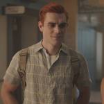 Archie’s plaid short sleeve shirt on Riverdale