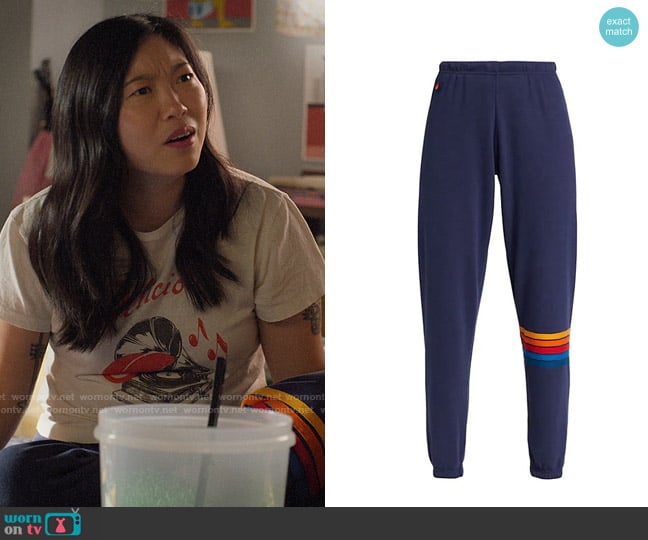 Nora’s sweatpants on Awkwafina is Nora From Queens