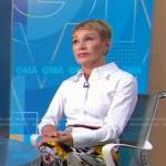 Barbara Corcoran’s floral patchwork skirt on Good Morning America