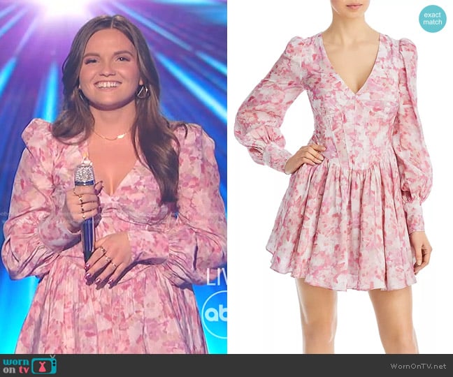 Bardot Zelina Mini Dress worn by Megan Danielle on American Idol