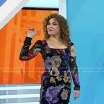 Bernadette Peters’s floral corset top and skirt on Today