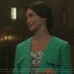 Bess’s green tweed jacket on Nancy Drew