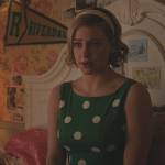 Betty’s green polka dot dress on Riverdale