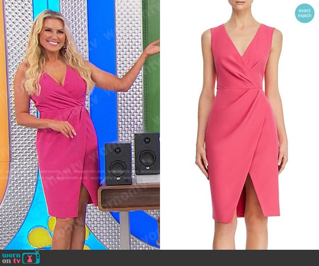 Black Halo Nora Dress worn by Rachel Reynolds on The Price is Right