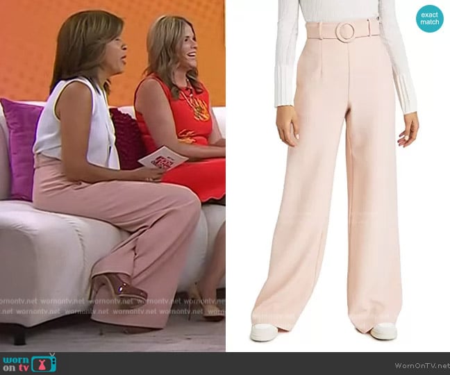 WornOnTV: Hoda’s pink belted pants on Today | Hoda Kotb | Clothes and ...