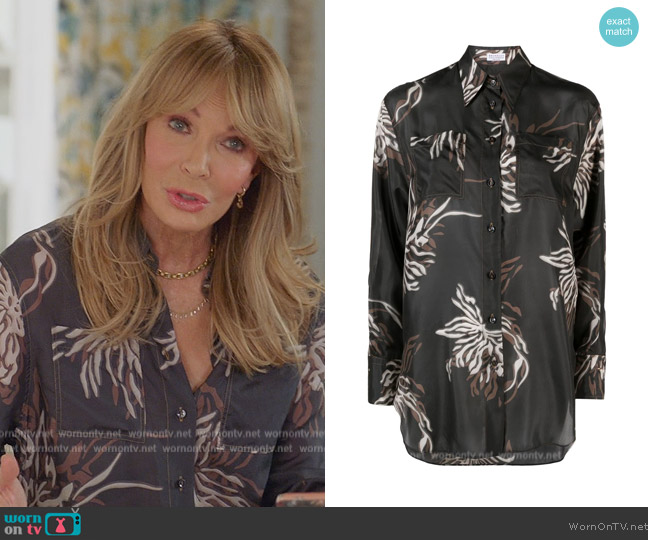 WornOnTV: Brown floral print blouse on All American | Clothes and ...