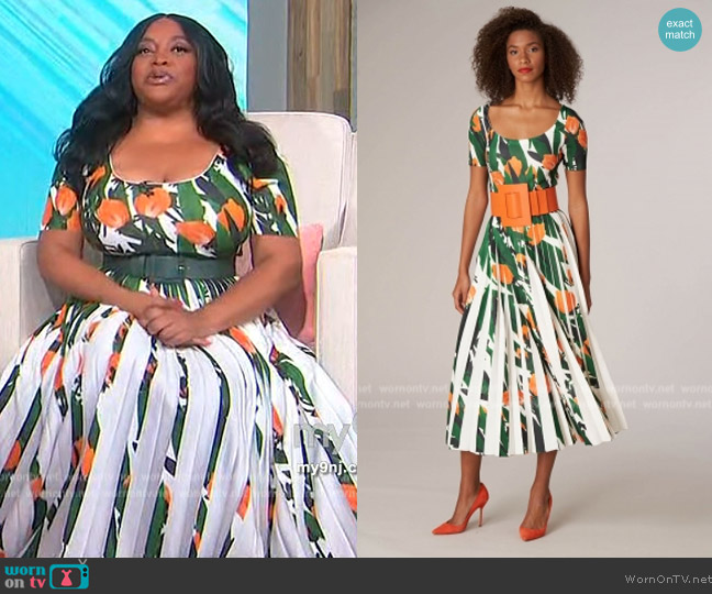 Carolina Herrera 2021 Spring Summer Collection worn by Sherri Shepherd on Sherri