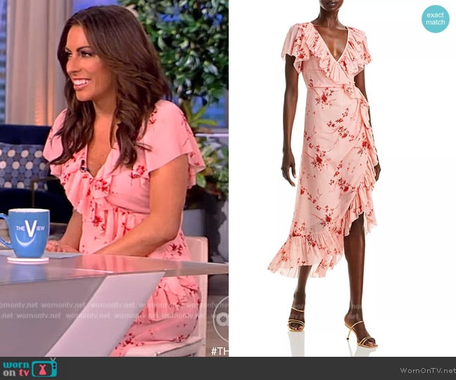 Cinq a Sept Sheilla long dress worn by Alyssa Farah Griffin on The View