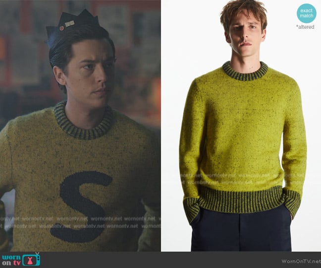 Cos Mohair Wool Blend Sweater worn by Jughead Jones (Cole Sprouse) on Riverdale