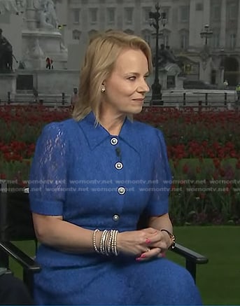 Daisy McAndrew’s blue lace dress on Today