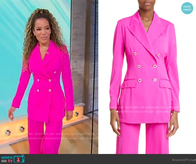 WornOnTV: Sunny’s pink double breasted blazer on Sherri | Clothes and ...