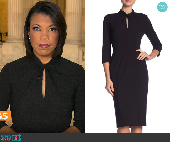 WornOnTV: Nikole Killion’s black twist neck dress on CBS Mornings ...