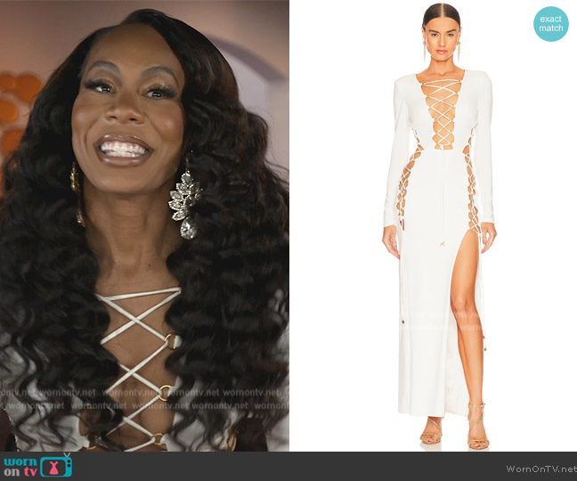 WornOnTV: Sanya’s white confessional dress on The Real Housewives of ...