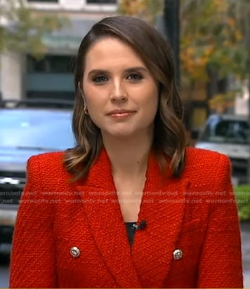 WornOnTV: Nikki's tweed jacket with flower pockets on The Young