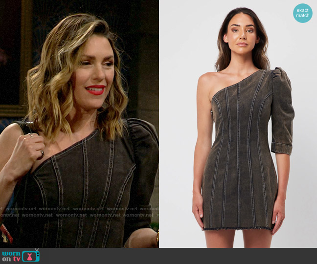 Elliatt Elegy Dress worn by Chloe Mitchell (Elizabeth Hendrickson) on The Young and the Restless