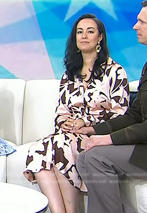 Evie King’s floral print shirtdress by Today