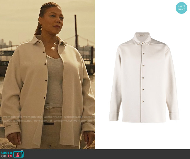 Fear of God Eternal wool-cashmere shirt worn by Robyn McCall (Queen Latifah) on The Equalizer