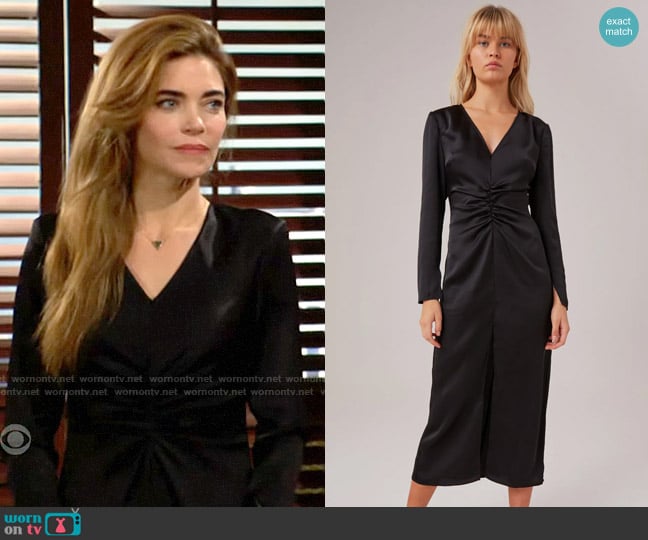 The Fifth Label Population Long Sleeve Dress worn by Victoria Newman (Amelia Heinle) on The Young and the Restless