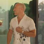 Jason’s white floral print shirt on Selling Sunset