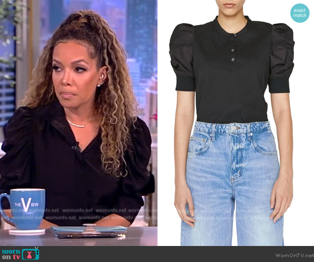 Frame Frankie Henley worn by Sunny Hostin on The View