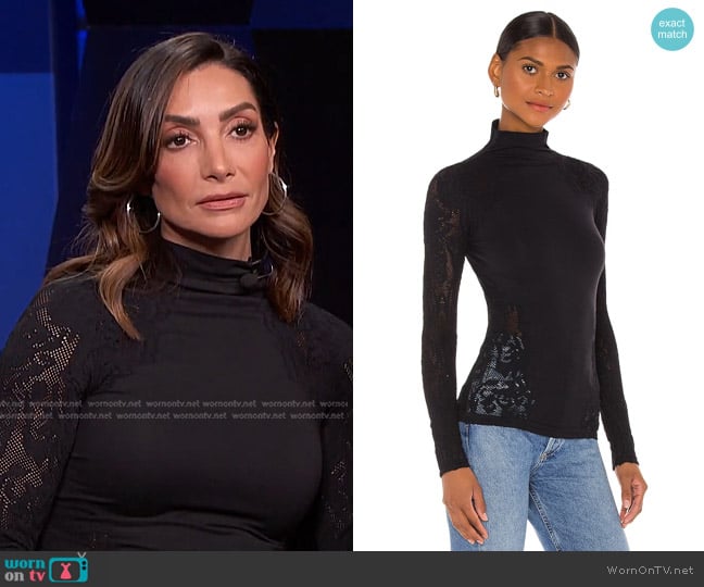 Free People No Turning Back Top worn by Courtney Lopez on E! News