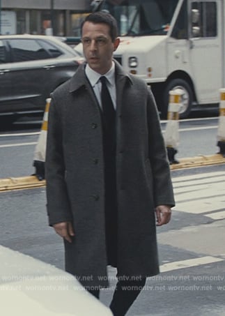 Kendall’s gray coat on Succession